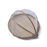 Round Bamboo Woven Dustpan Basket - Household Storage - 42Cm-1915197826720206850
