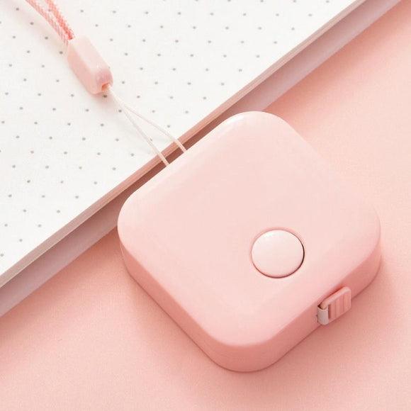 Compact Leather Measuring Tape - 1.5M Mini Cute Portable-1915196829436350465