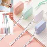 Compact Leather Measuring Tape - 1.5M Mini Cute Portable-1915196829436350469