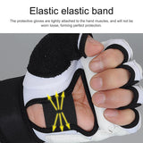 Adults Half Finger Sandbag Training Boxing Gloves - Pu Leather For Fitness And Sparring-1915198154005942274