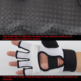 Adult Half Finger Sandbag Training Boxing Gloves - Pu Leather-1915197997193498629