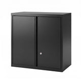Giantz Steel Tool Cabinet Wall Mount Adjustable Shelf Garage Storage Lockable Black