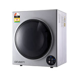NNEDSZ Devanti Tumble Dryer 5kg Fully Auto Silver