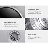 NNEDSZ Devanti Tumble Dryer 5kg Fully Auto Silver