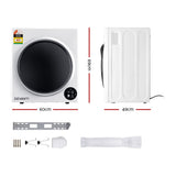 NNEDSZ Devanti Tumble Dryer 5kg Fully Auto Black