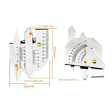 Stainless Steel Welding Ruler For Inspection - Measure Gauge-1915197944915693571