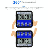 Digital Display Inclinometer With Strong Magnetic Adsorption And Multi-Angle Flip-1915197606695407623