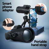 NNEDSZ 12X 50mm HD Zoom Optical Monocular Telescope Portable Camping Live Concert