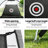NNEDSZ Everfit 3M Golf Practice Net And Training Mat Set Driving Target Black