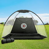 NNEDSZ 3M Golf Practice Net Portable Training Aid Driving Target Tent Black