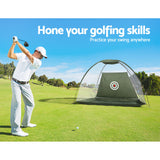 NNEDSZ 3M Golf Practice Net Portable Training Aid Driving Target Tent Green