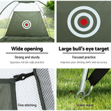 NNEDSZ 3M Golf Practice Net Portable Training Aid Driving Target Tent Green