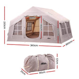 NNEDSZ Camping Tent Inflatable Beach Tent 6 Person 360CM