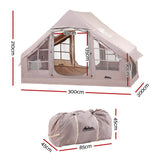 NNEDSZ Camping Tent Inflatable Beach Tent 6 Person 300CM
