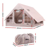 NNEDSZ Camping Tent Inflatable Beach Tent 6 Person 300CM