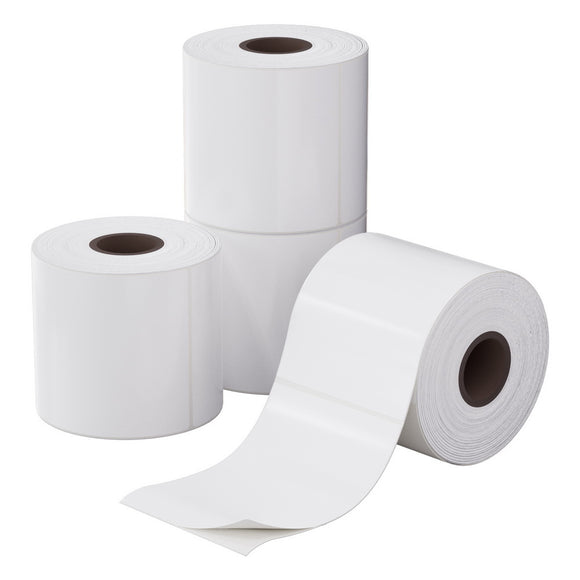 NNEDSZ 4 Rolls Direct Thermal Labels Paper Printer Paper BarcodeÂ Shipping Stickers