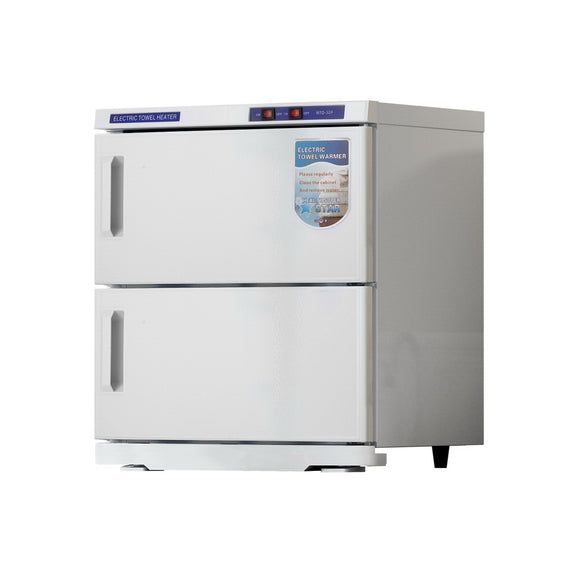 NNEDSZ 32L Towel Warmer UV Sterilizer Heater Cabinet Beauty SPA Salon White
