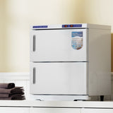 NNEDSZ 32L Towel Warmer UV Sterilizer Heater Cabinet Beauty SPA Salon White