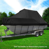 NNEDSZ Seamanship Boat Cover Heavy Duty Black (25-27ft)