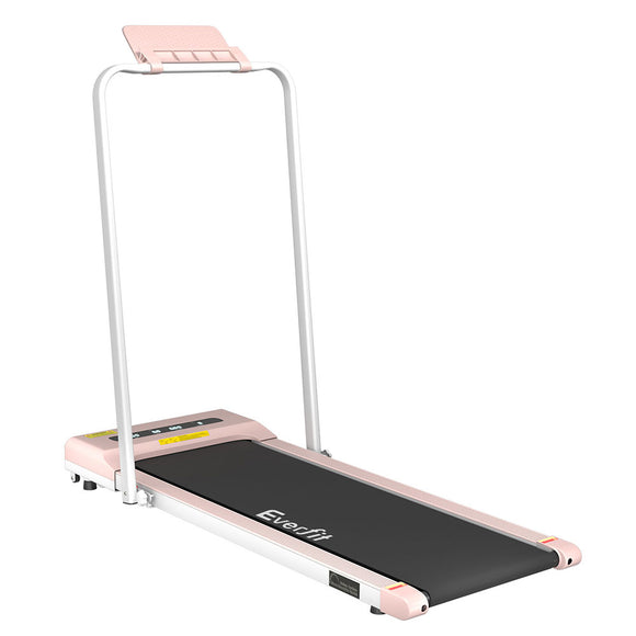 NNEDSZ Treadmill Electric Walking Pad Under Desk Home Gym Fitness 380mm Pink