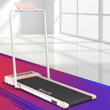 NNEDSZ Treadmill Electric Walking Pad Under Desk Home Gym Fitness 380mm Pink