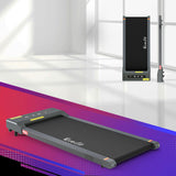 NNEDSZ Treadmill Electric Walking Pad Under Desk Home Gym Fitness 400mm Grey