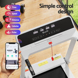 NNEDSZ Treadmill Electric Home Gym Fitness Exercise Knob Foldable 420mm White