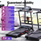 NNEDSZ Treadmill Electric Home Gym Fitness Exercise Machine w/ Sit Up Bar 420mm