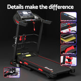 NNEDSZ Treadmill Electric Home Gym Fitness Exercise Machine w/ Sit Up Bar 450mm