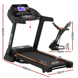NNEDSZ Treadmill Electric Auto Incline Home Gym Fitness Exercise Machine 490mm