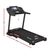 NNEDSZ Treadmill Electric Auto Incline Home Gym Fitness Exercise Machine 520mm