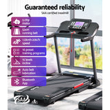 NNEDSZ Treadmill Electric Auto Incline Home Gym Fitness Exercise Machine 520mm