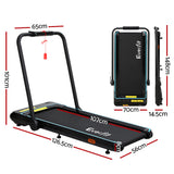 NNEDSZ Treadmill Electric Walking Pad Under Desk Home Gym Fitness 420mm Remote