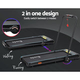 NNEDSZ Treadmill Electric Walking Pad Under Desk Home Gym Fitness 420mm Remote