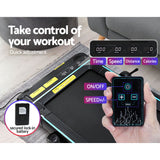 NNEDSZ Treadmill Electric Walking Pad Under Desk Home Gym Fitness 420mm Remote