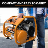 NNEMB 1.5HP 6L Silent Oil-Free Portable Electric Air Compressor, for Airtools, Tyre Inflation