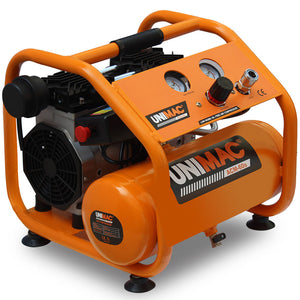 NNEMB 1.5HP 6L Silent Oil-Free Portable Electric Air Compressor, for Airtools, Tyre Inflation