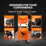 NNEMB 15L Pancake Air Compressor, 116PSI Portable Silent Oil-Free Electric, for Airtools Tyre Inflation