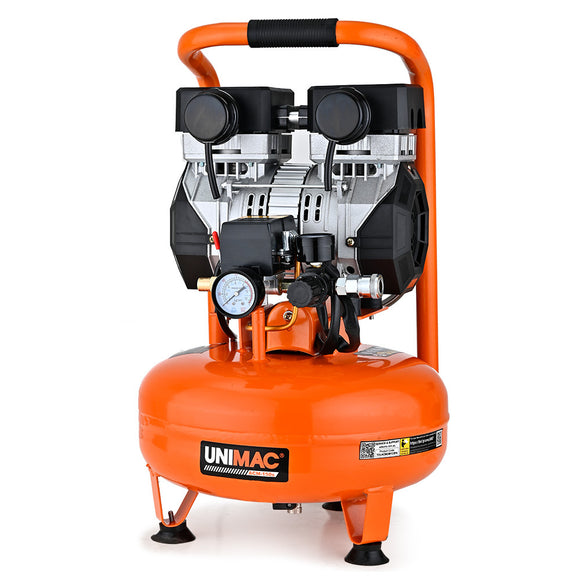 NNEMB 15L Pancake Air Compressor, 116PSI Portable Silent Oil-Free Electric, for Airtools Tyre Inflation