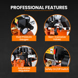 NNEMB 15L Pancake Air Compressor, 116PSI Portable Silent Oil-Free Electric, for Airtools Tyre Inflation