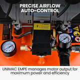 NNEMB 24L Pancake Air Compressor, 116PSI Portable Silent Oil-Free Electric, for Airtools Tyre Inflation