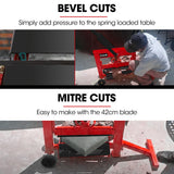 NNEMB Manual Block Splitter, 420mm Cutting Length, Cutter for Paver Brick Stone