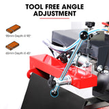 NNEMB 2000W 350mm 14' Brick & Masonry Table Saw, Electric Tile Concrete Cutting, with Stand