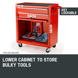 NNEMB 8 Drawer Tool Box Cabinet Chest Storage Toolbox Garage Organiser Set