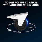 NNEMB 16 Drawer Tool Box Cabinet Chest Storage, Toolbox Garage Organiser Set, Black