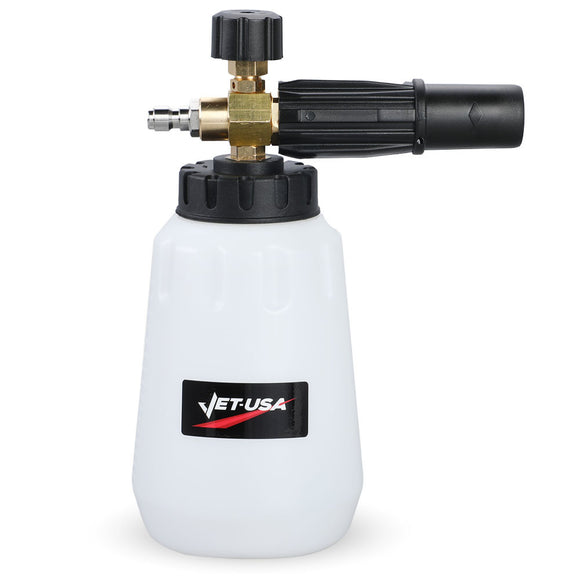 NNEMB Soap Foam Snow Cannon with 1L Bottle, Works with Petrol and some Electric Pressure Washers