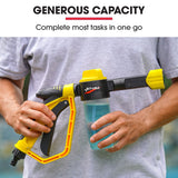 NNEMB Foam Cannon Soap Applicator Gun For Garden Hose, Snow Foamer with Soap bottle, Quick Connect