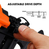 NNEMB CB400 32-64mm 34-Deg 15ga Finishing Nail Gun, Heavy Duty Air Nailer