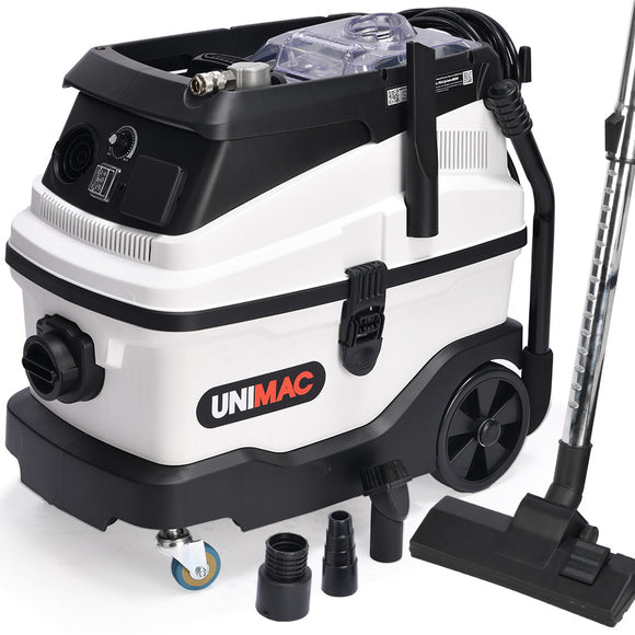 NNEMB 30L Dust Extractor, Wet & Dry Vacuum Cleaner, 3 Stage Filtration, Water and HEPA filter, Power plus Air pass-through, Accessories