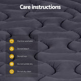 NNEDSZ Bedding Mattress Topper Pillowtop 3-Zone Double